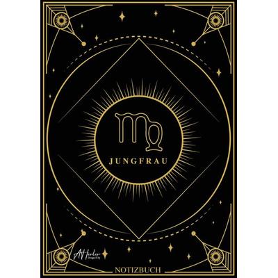 Edles Notizbuch Sternzeichen Jungfrau | Designed by Alfred Herler, Gebundene Ausgabe von Alfred Herler, Tredition, 978-3-347-51716-5