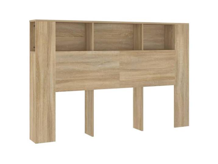 Armoire de tête de lit - GOTOTOP - Chêne sonoma - Contemporain - Design - Rangement supplémentaire