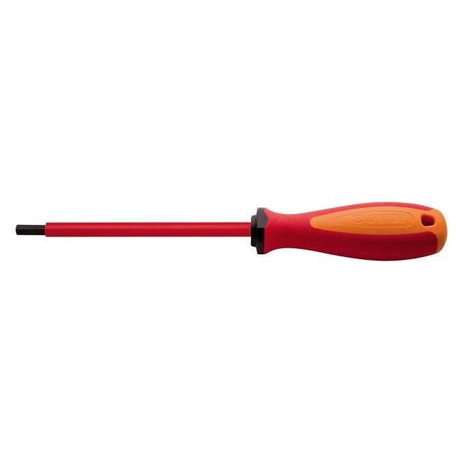 Unior 620VDETBI Elektriker-Schraubendreher TBI für Innensechskantschrauben, 6mm, red (616452)