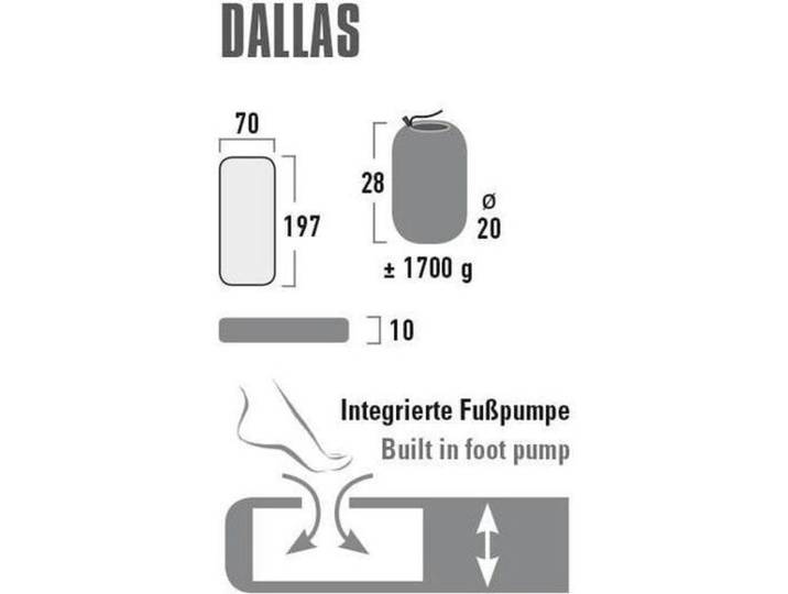 Schlafmatte High Peak Dallas - Isomatten