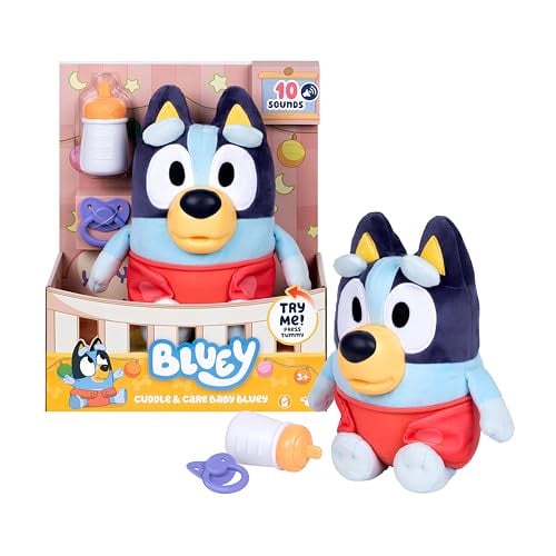 Moose Bluey Pluchen Knuffel met Geluid