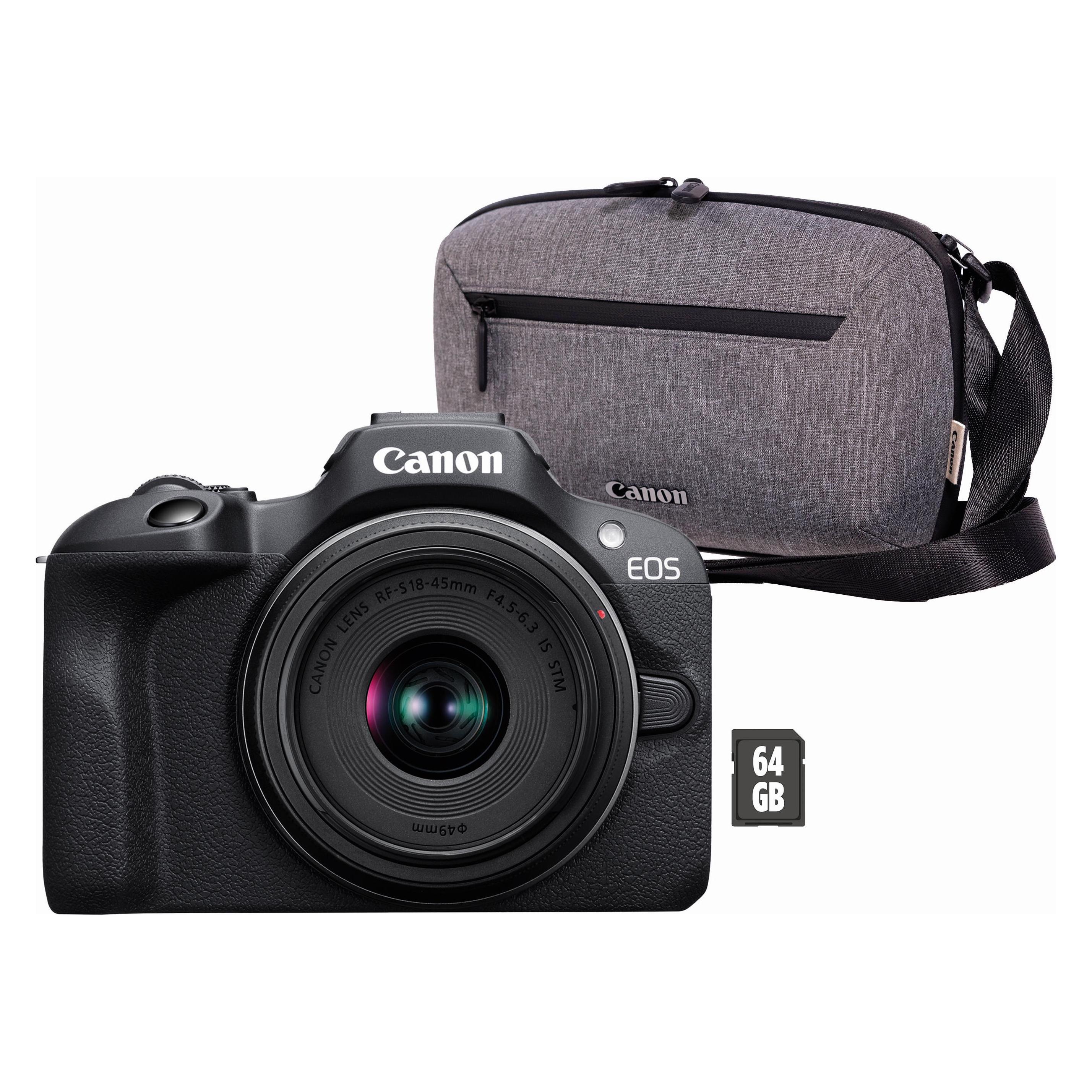 Canon EOS R100 Value Up Kit (18 - 45 mm, 24.10 Mpx, APS-C / DX) (6052C072)