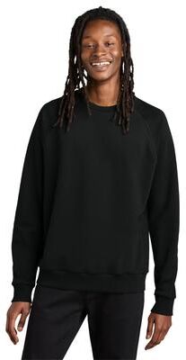 Allmade AL5004 Organic CVC Fleece Crewneck Sweatshirt in Deep Black size 2XL