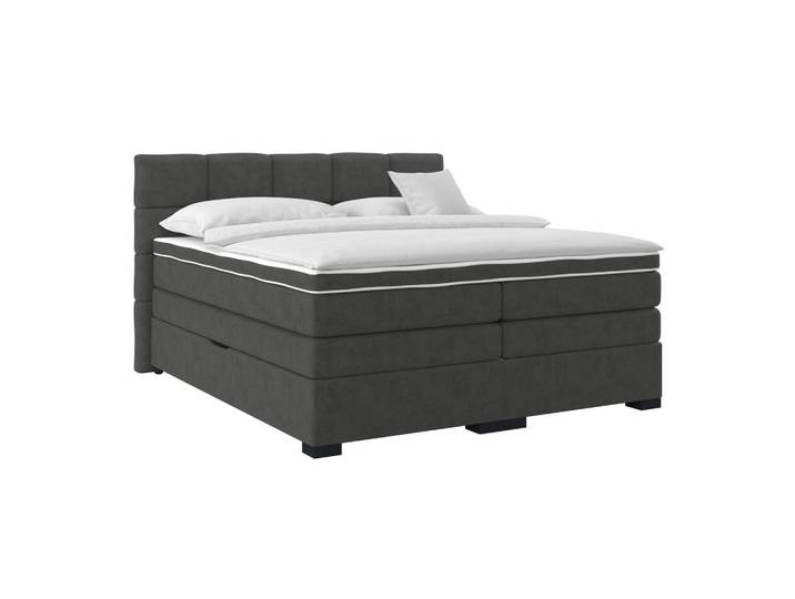 Boxspringbett mit Topper & Bettkasten 200x200 April