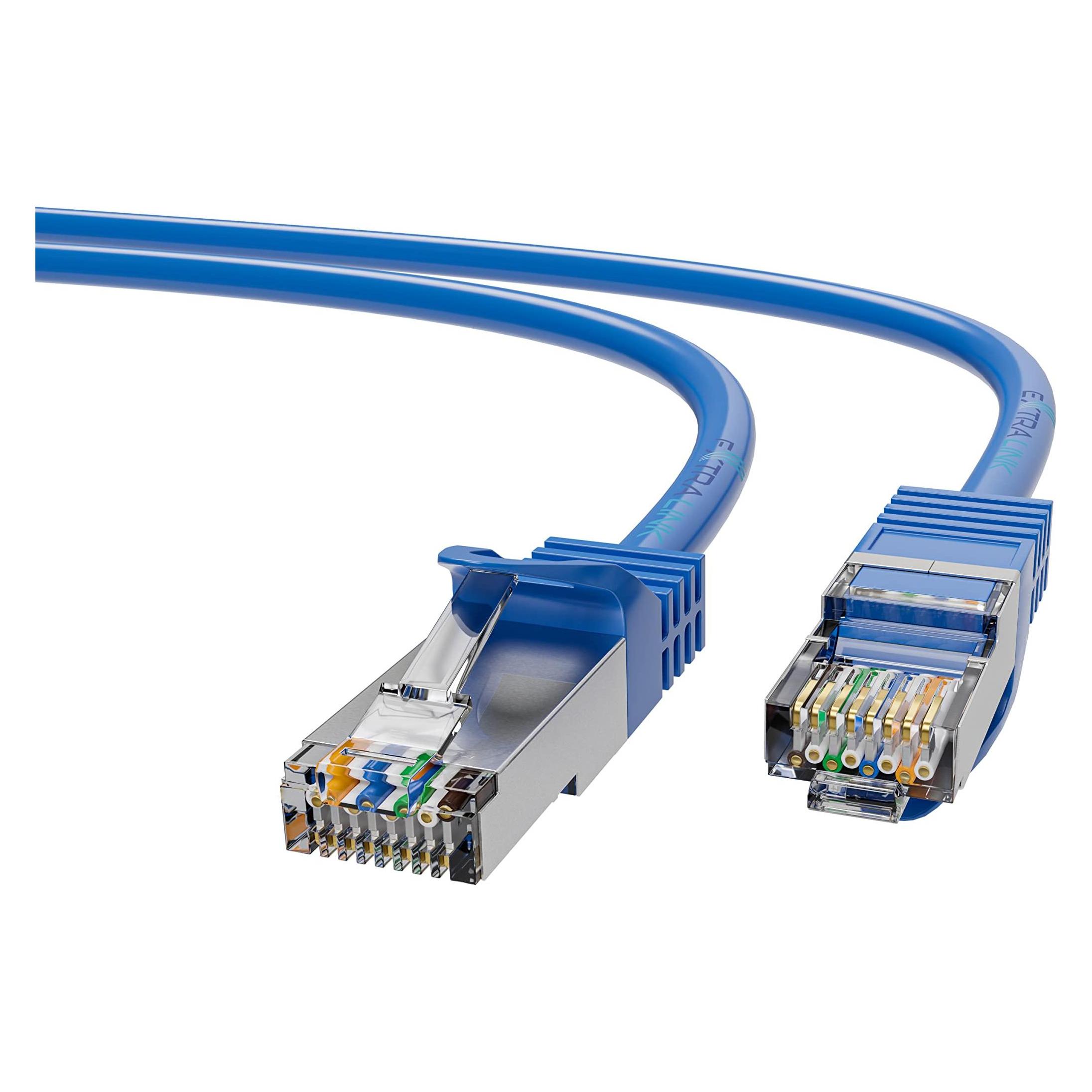 Extralink Patchkabel für externe Tinte CAT.6 A, S/FTP, 10 m (EX.6594) (SF/UTP, CAT6a, 10 m) (EX.6594)