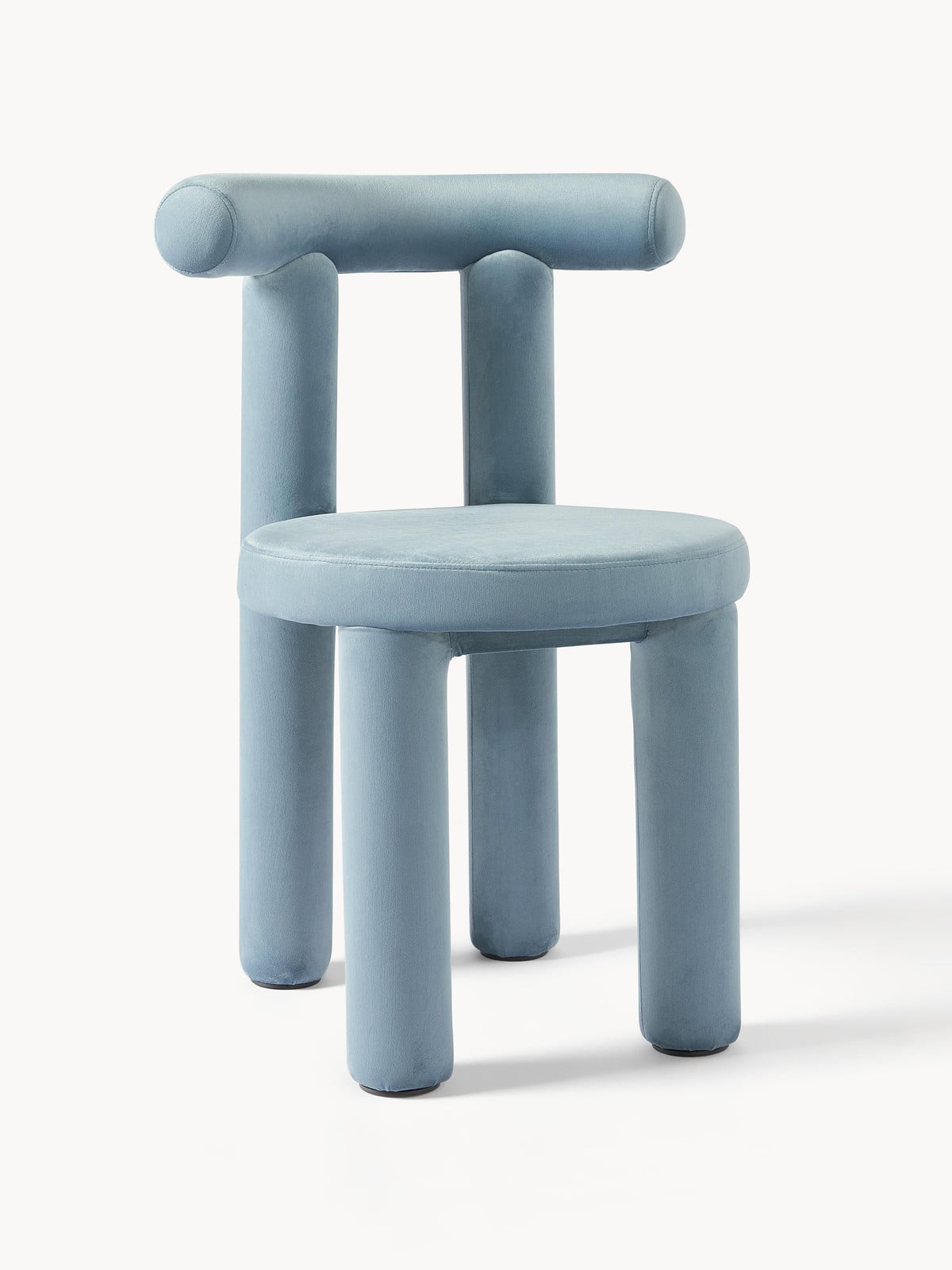 Westwing Collection Fluwelen stoel Calan