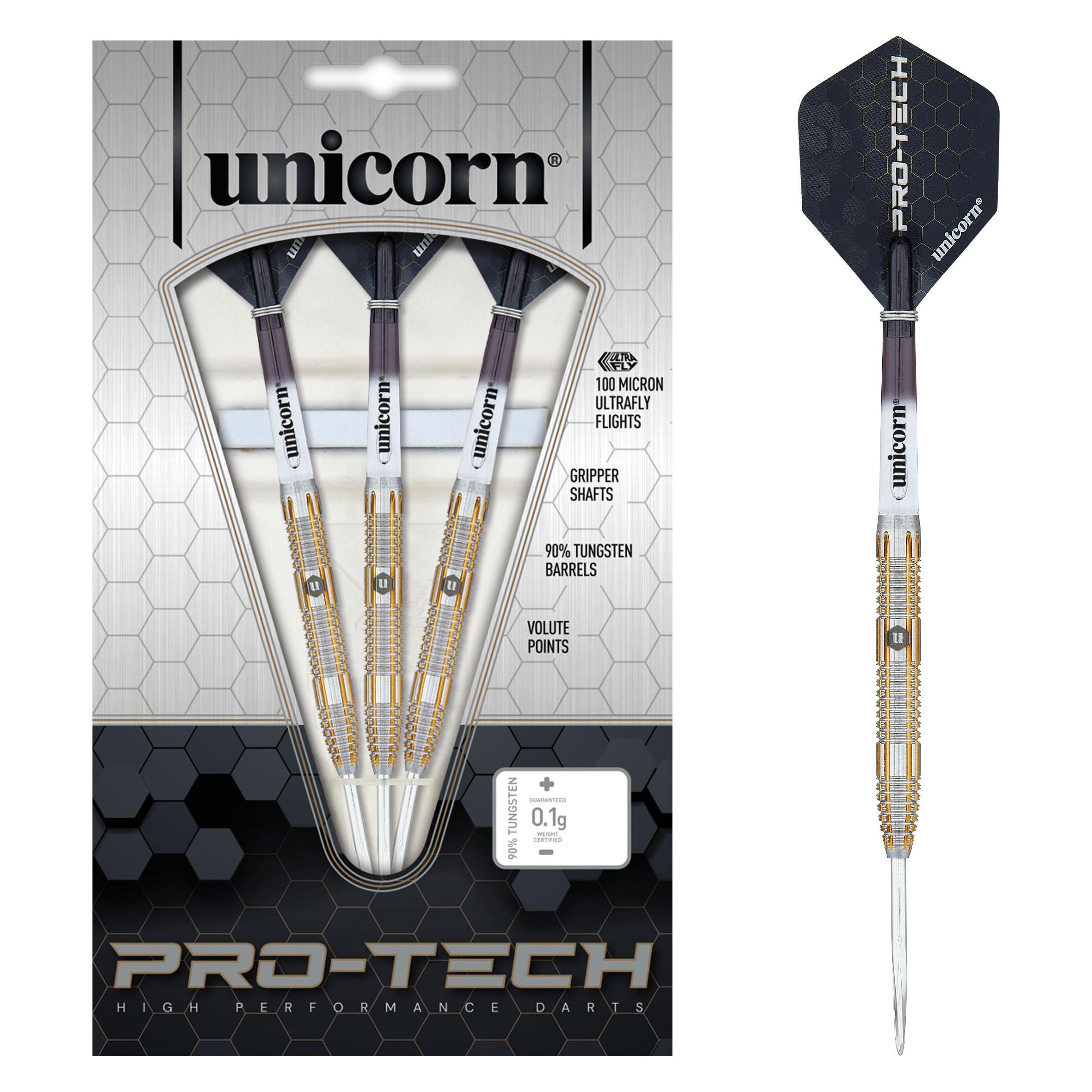 Unicorn Pro-Tech Style 4 Steel Darts (24 g) (B0BSNNYCMW)