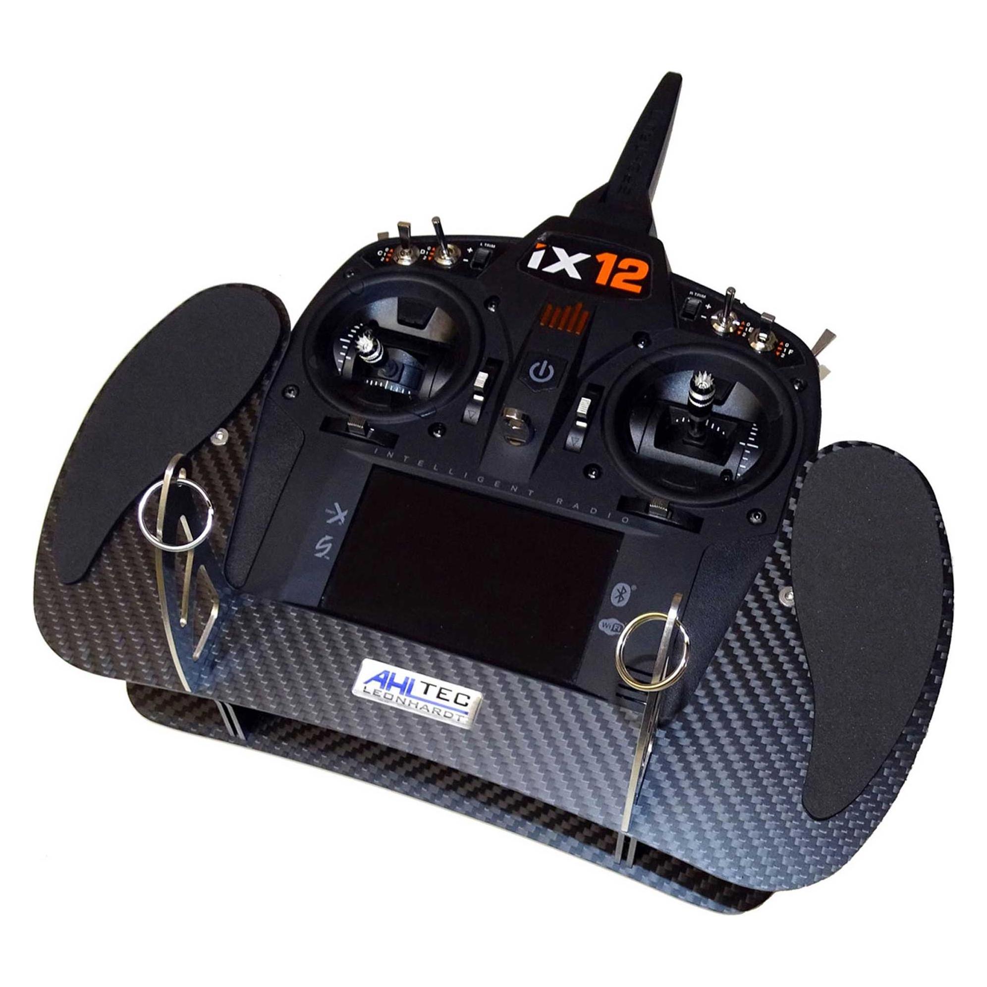 AHLtec senderpult spektrum ix12 / dx9 carbon mit standard senderpultbügel, ohne handauflagen (SPiX12)