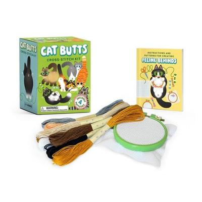 Cat Butts Cross-Stitch Kit, Taschenbuch von Sosae Caetano,Dennis Caetano, Hachette Book Group USA
