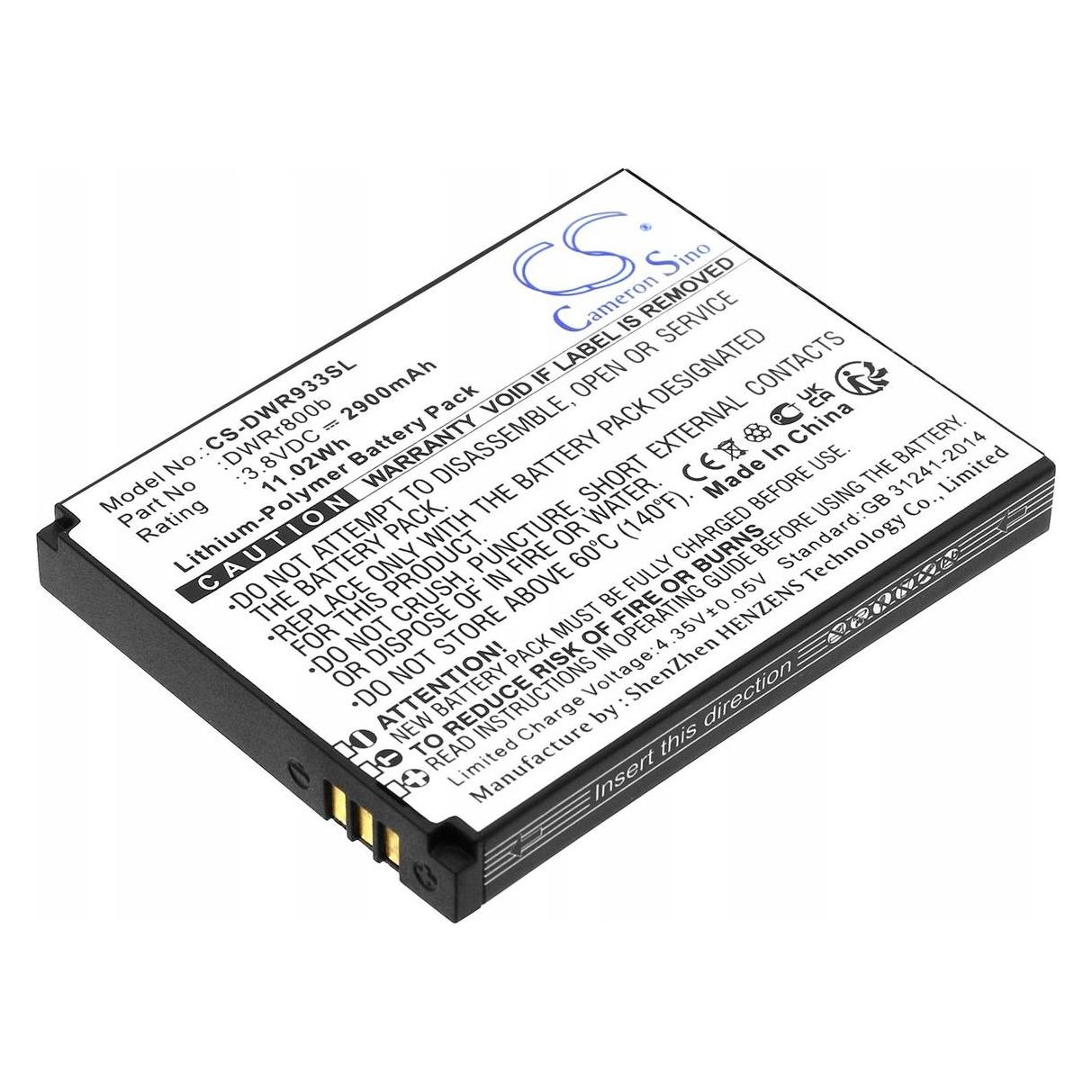 CS Cameron Sino Akumulator Bateria Typ Dwrr800b 6bt-r800b-2901 Do Router D-link Dwr-933 B1 / Cs-dwr933sl (CAMERON SINO)
