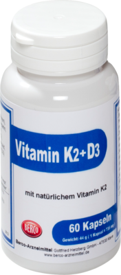 Berco-ARZNEIMITTEL VITAMIN K2+D3 Berco Kapseln 60 St 09784575