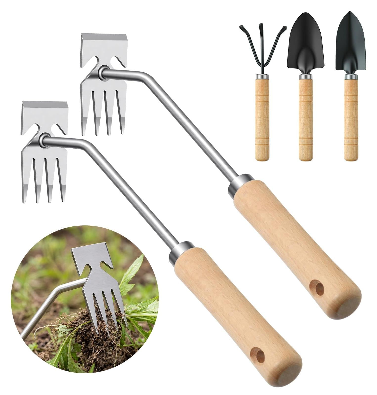 Selius Onkruidtrekker Tool Set, 5-delige Draagbare Tuingereedschap