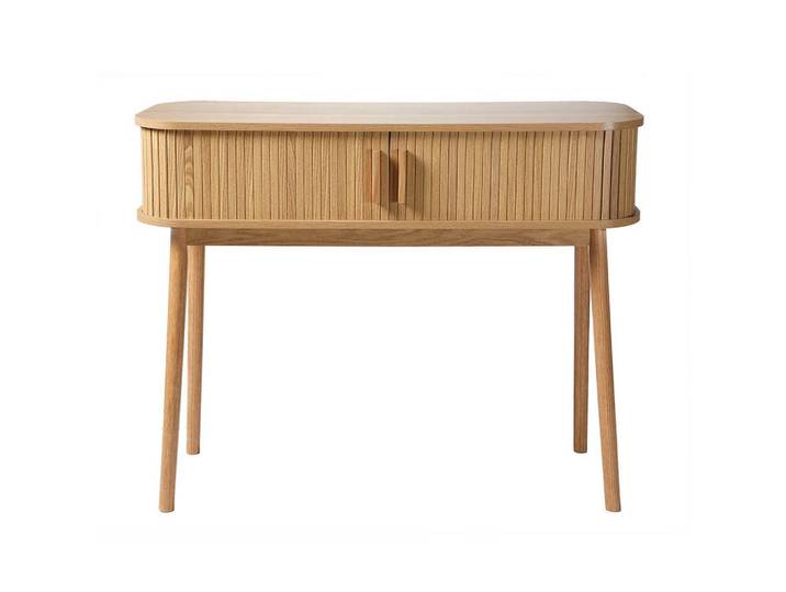Calicosy Konsole 2 schiebetüren ernest 100/35/80,5 cm, Apfelbaumfarben, Holzwerkstoff, 35x80.5x100 cm, Wohnzimmer, Wohnzimmertische, Konsolentische
