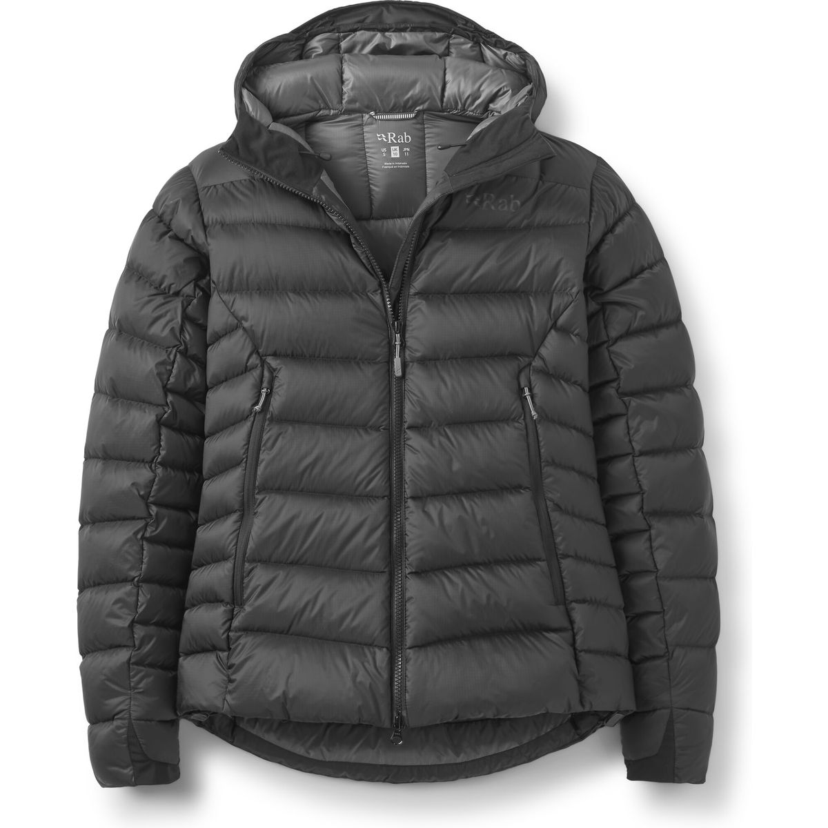 Rab Electron Pro Hoody Wmns black (BLK) 14 QDB-82-BLK-14