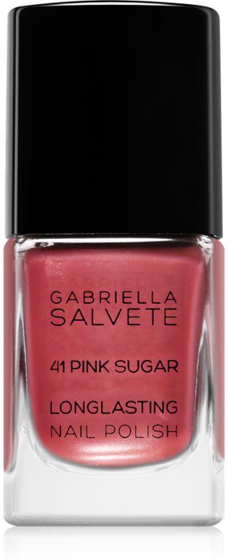 Gabriella Salvete Longlasting Enamel long-lasting nail polish with pearl shine shade 41 Pink Sugar 11 ml