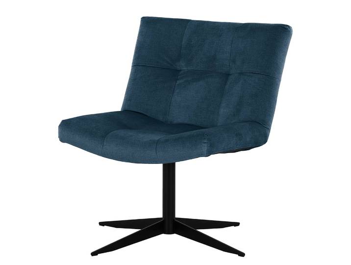 Sessel Mandes Blau/Marineblau Microfaser Faria 67 x 82 x 74cm