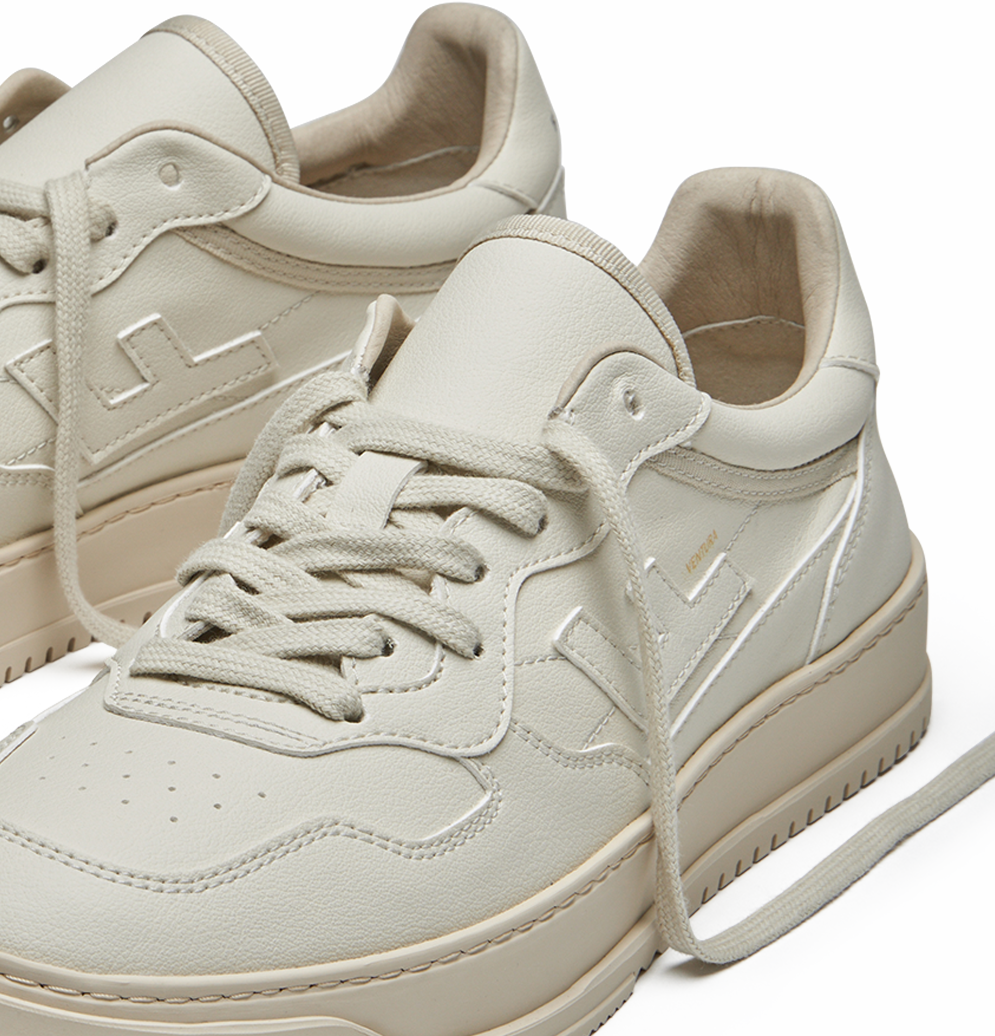 Sneaker FLAMINGOS LIFE "VENTURA", Damen, Gr. 43, clean gesso, Textil, Schuhe Sneaker clean gesso 43