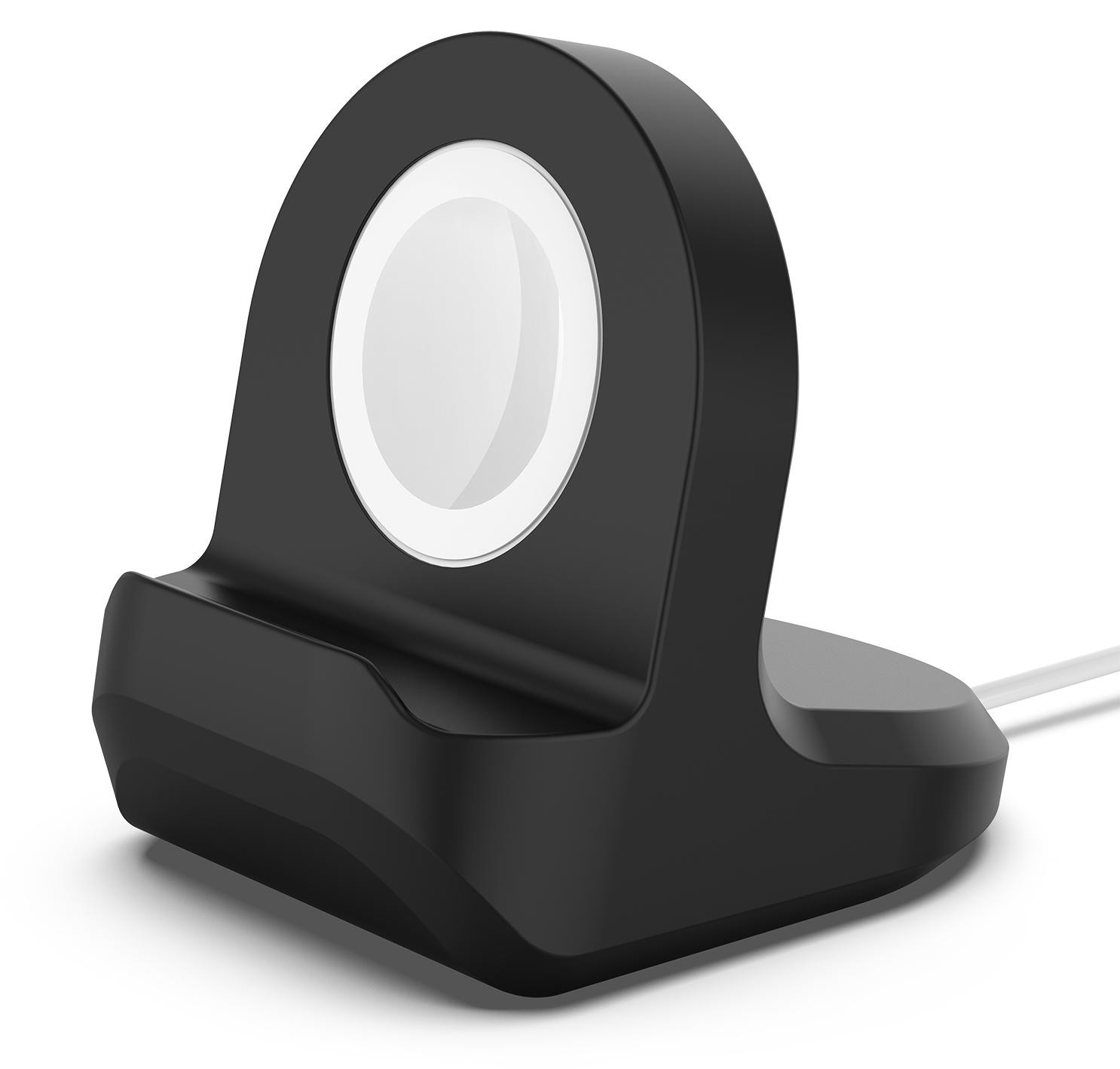 Wigento Siliconen oplaadhouder voor Google Pixel Watch, zwart