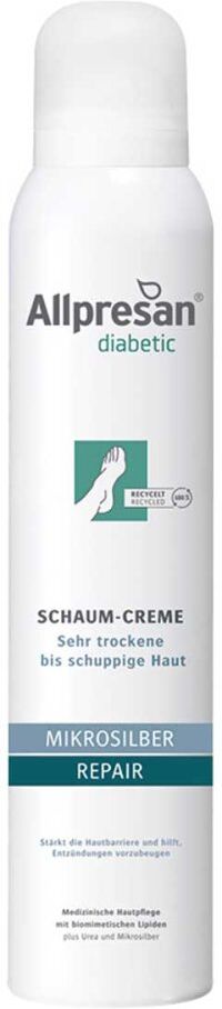 Allpresan Diabetic Mikrosilber+Repair Schaum-Creme 200ml