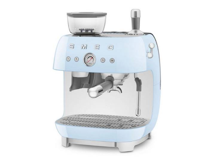Smeg Siebträgermaschine EGF03PBEU Siebträgermaschine Pastellblau