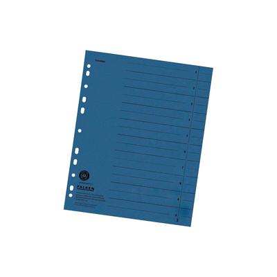 Falken 80001605 100x Trennblätter, 24 x 30cm, 230g/m2, durchgefärbt, 100er Poly - Blau