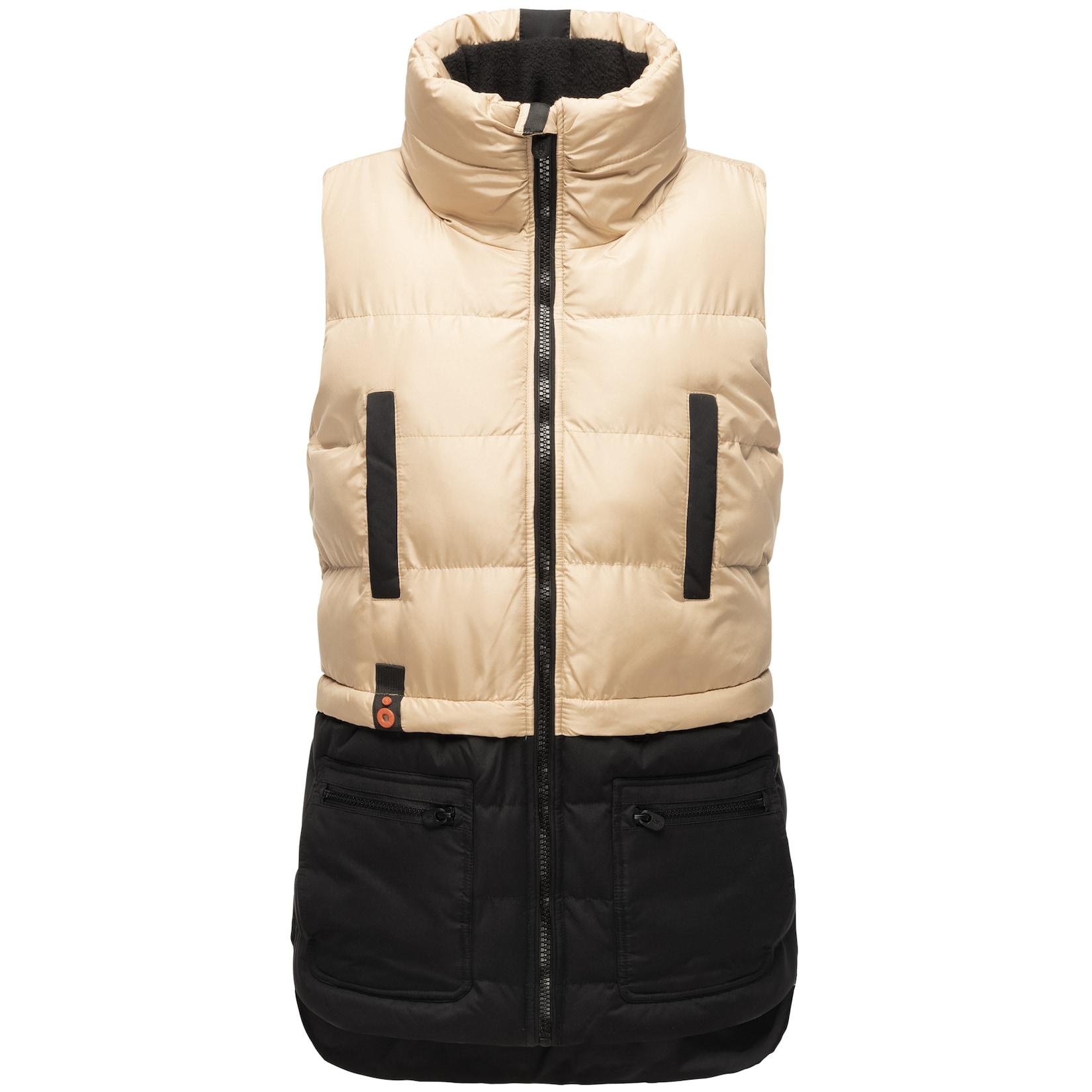 MARIKOO Damen Weste Outdoor Bodywarmer Winter Windbreaker Steppweste Kiraraa