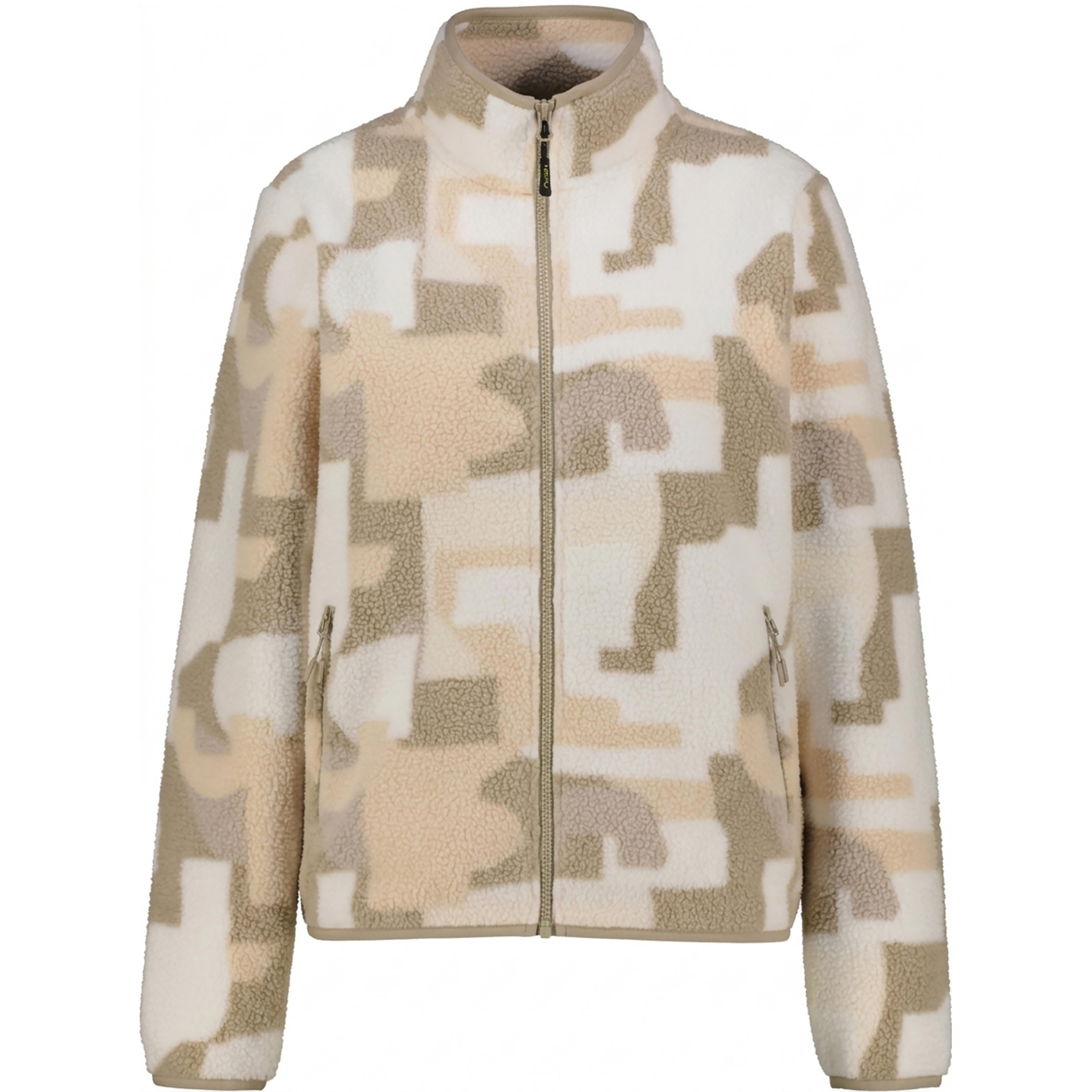 Bergzeit Basics Meru Quimper Damen Fleecejacke weiss Größe XXL Trekking Schnell trocknend