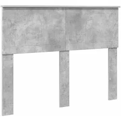 vidaXL Kopfteil Beton Grau 120 cm Holzwerkstoff