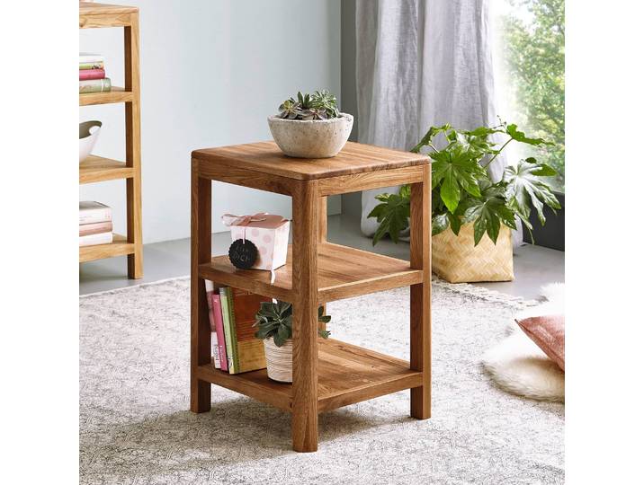 Étagère Chêne massif huilé Marron/Chêne 60cm Chêne