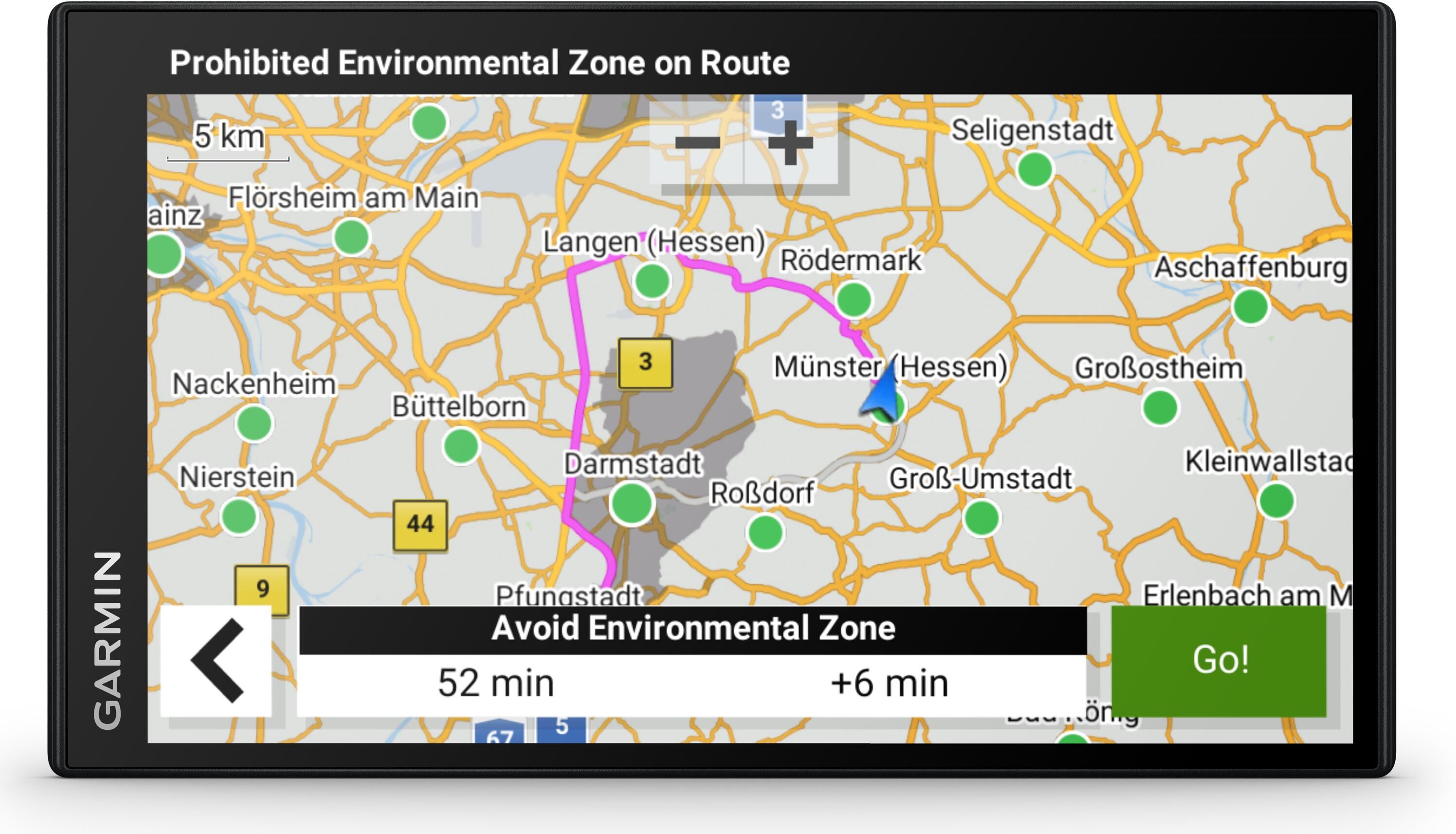 Navigationsgerät GARMIN "DriveSmart", schwarz, B:17,3cm H:9,9cm T:1,9cm, Navigationsgeräte, Navigationsgerät schwarz Einheitsgröße
