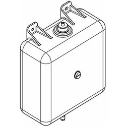 KWC Aquarotter Seifentank, Kunststoff, Hw.-Mont., 4,5 Liter, 2030010128 2030010128