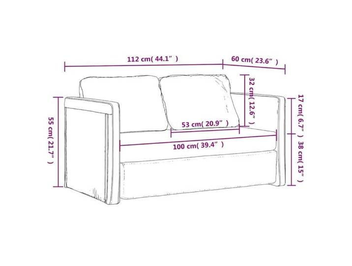 Canapé Relax convertible CLOUD - Canapé-lit 2 en 1 Canapé-lit 2 en 1 rouge bordeaux 112x174x55cm tissu @6370734 1823uee33k