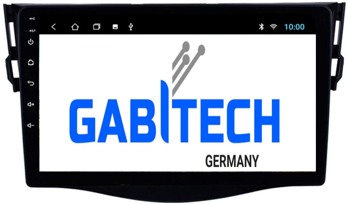 Für Toyota RAV4 Android 13 Autoradio 9" Touchscreen Bluetooth GPS Navi 2006-2012 FM Drahtlos Carplay und Android Auto. Octa-Core CPU