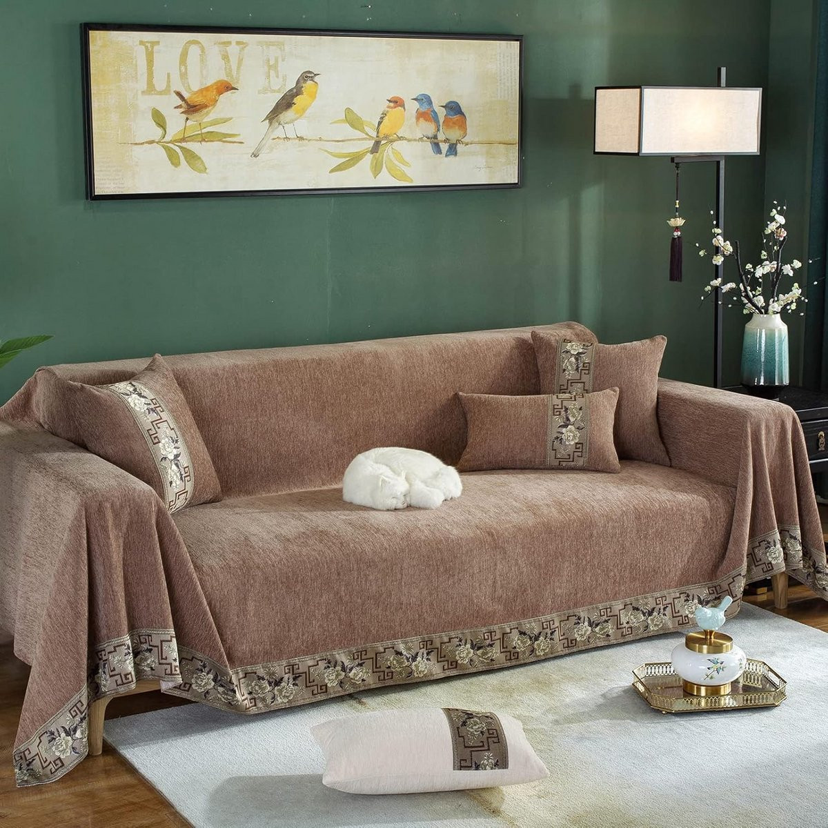 Luxe Chenille Bankhoes voor 3-zits Bank