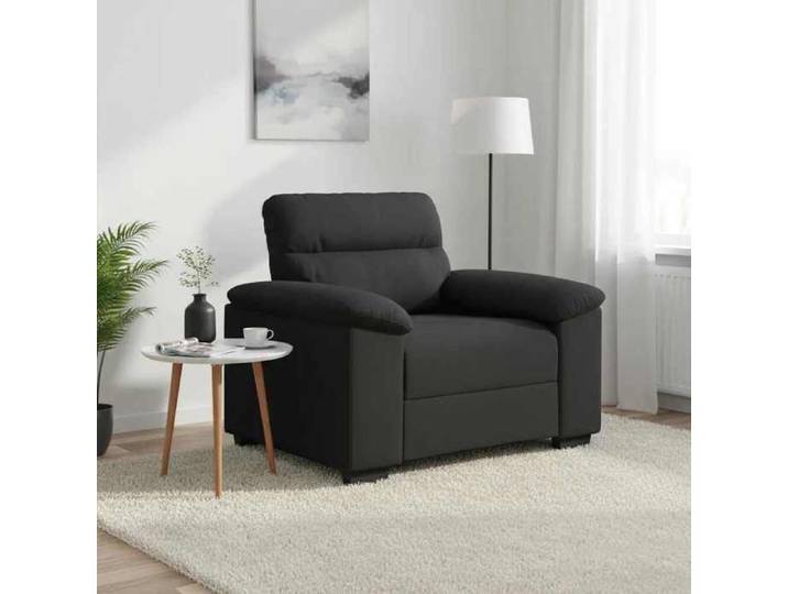 NEW 2026  Fauteuil noir 100x81x84 cm tissu L2717