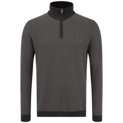 Troyer SOLID "Troyer SDDuncan", Herren, Gr. XXL, schwarz, Obermaterial: 100% Baumwolle CO., Pullover Troyer