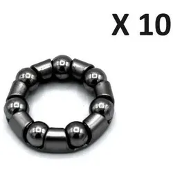 Black Bearing, Kugellager, 3/16-7 (x10)