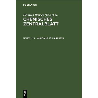 18. März 1953, Gebundene Ausgabe von , De Gruyter, 978-3-11-257221-4