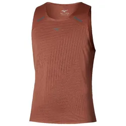 Mizuno, Herren, Sportshirt, Tech Light Singlet, Braun, Kupfer