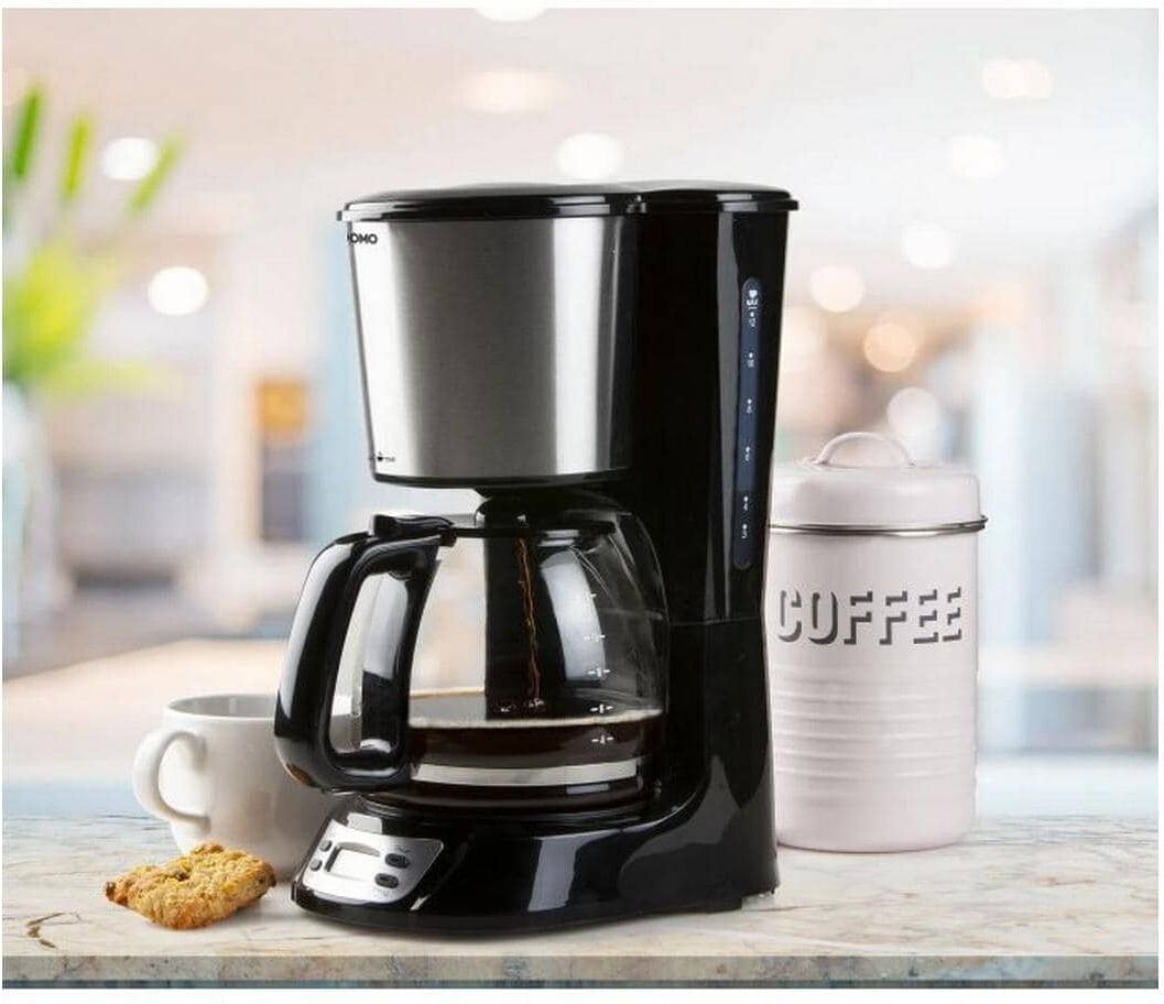 DOMO Filterkaffeemaschine "DO708K", schwarz, 12, Kaffeemaschinen, Filterkaffeemaschine schwarz 12