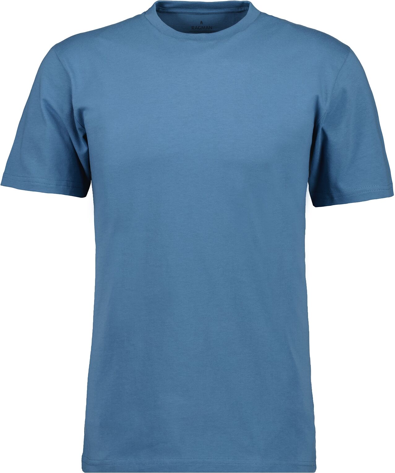 Longshirt RAGMAN, Herren, Gr. 110, blau (blau, 717), Baumwolle, Rundhals, Shirts Longshirt blau, 717 110
