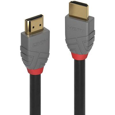 LINDY HDMI Anschlusskabel HDMI-A Stecker, HDMI-A Stecker 0.50 m Schwarz 36961 4K UHD HDMI-Kabel