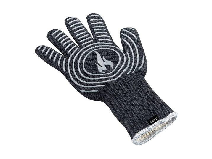 Grillhandschuhe GEFU GEFU Grillhandschuh BBQ Grau, Grösse XL , grau, Topflappen, Grillhandschuhe