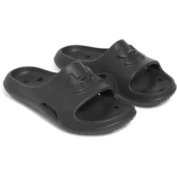 UNDER ARMOUR Locker V Slides Badelatschen Damen 001 - black/black/black 36.5