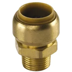 Kupfer Steckfitting Tectite Übergang Außengewinde 22 mm - 1" DVGW