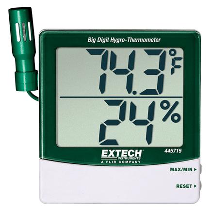 Extech Instruments Hygro-Thermometer mit abgesetztem Fühler, 10... 99%, -10... 60°C (445715)