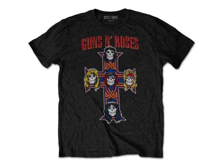 T-Shirt # M Unisex Black # Vintage Cross