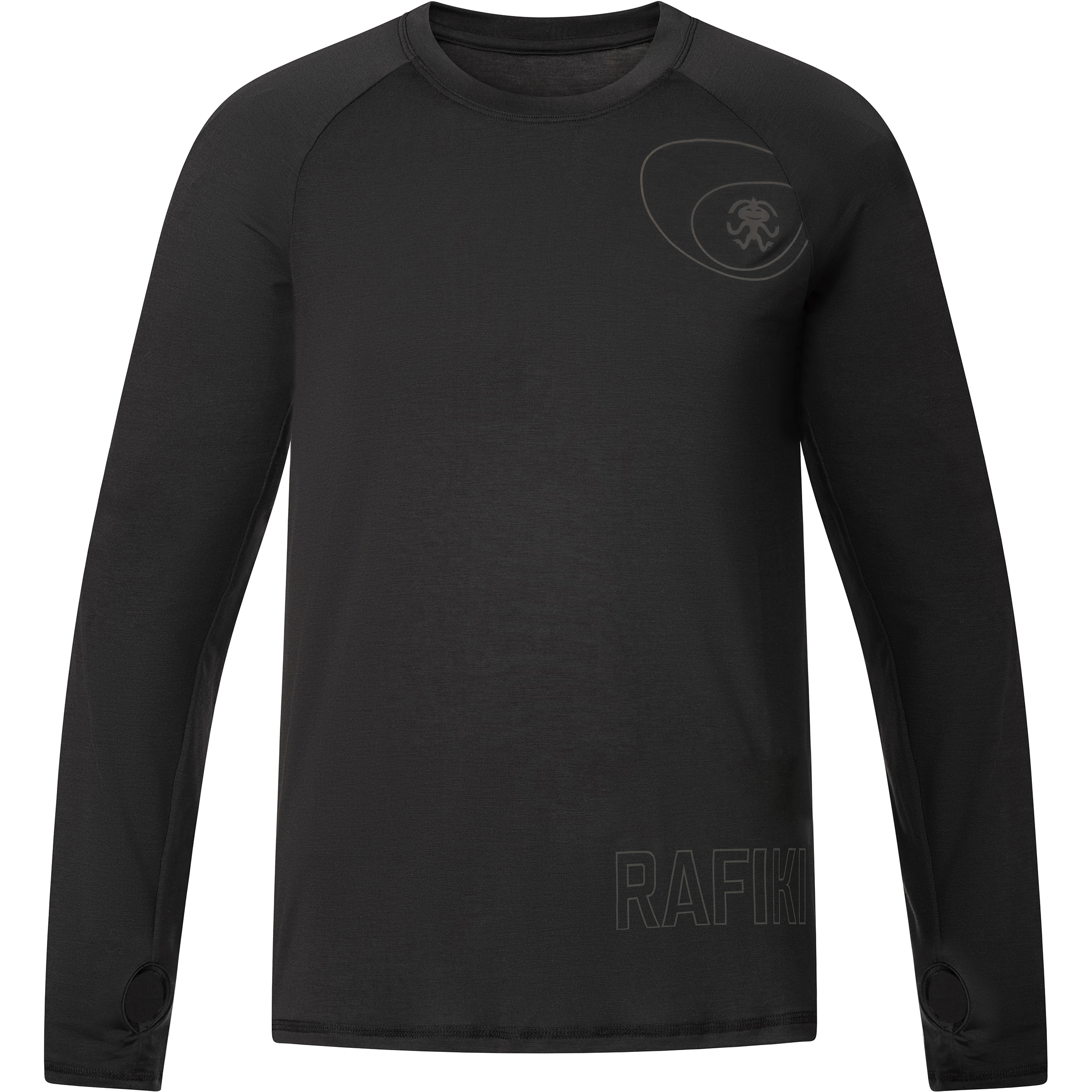 Rafiki Zenith Herren Longsleeves schwarz Größe XL Geruchsneutralisierend