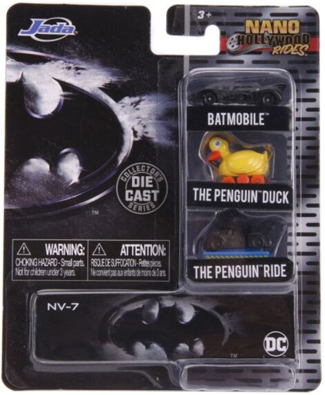 Miniature DC Comics Nano véhicule Batman 3 pack - Jada Toys