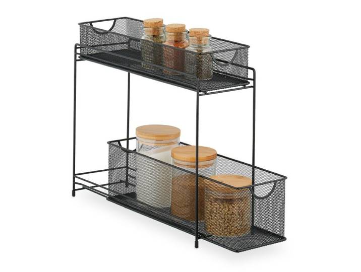 Relaxdays Keuken organizer metaal